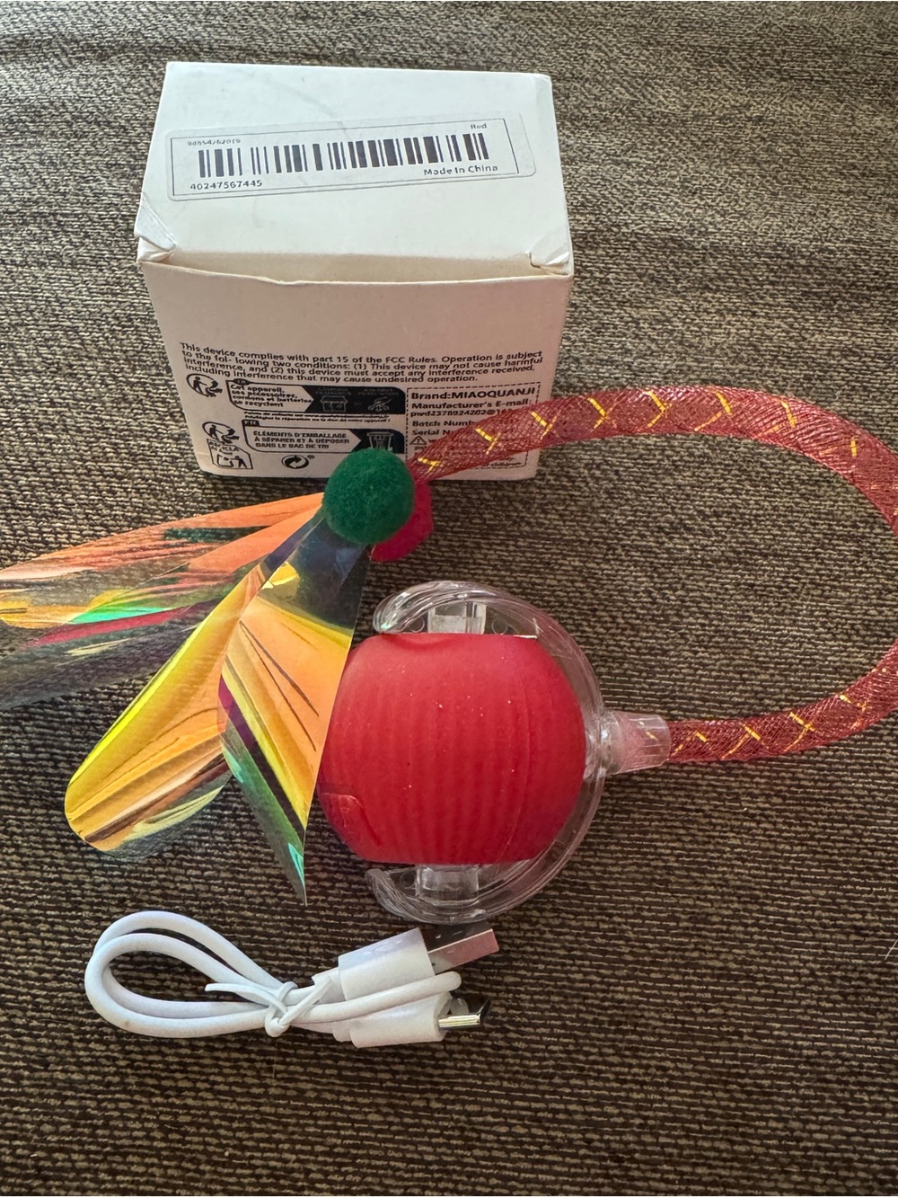Interactive cat toys USB Rechargeable